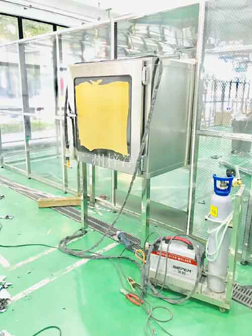 潔凈棚與傳遞窗現場安裝圖 潔凈棚與傳遞窗現場安裝圖