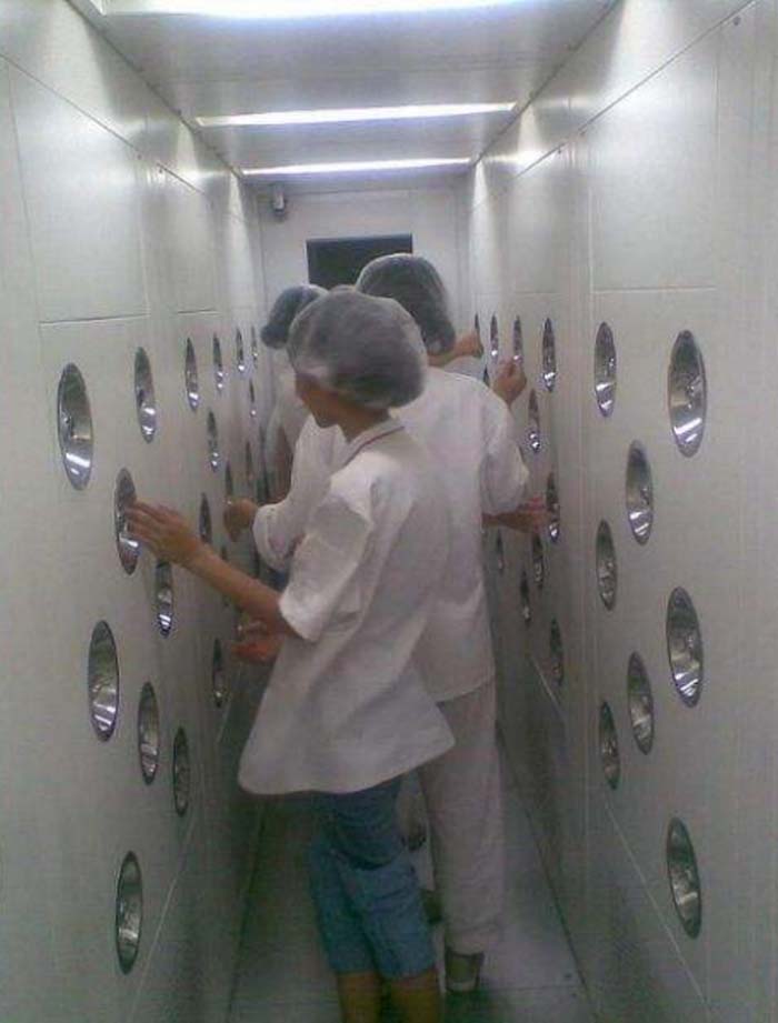 進(jìn)入風(fēng)淋室正確吹淋 進(jìn)入風(fēng)淋室正確吹淋